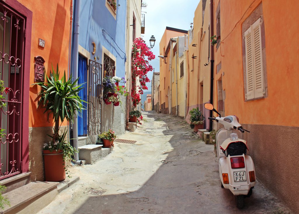 Vespa in Italy